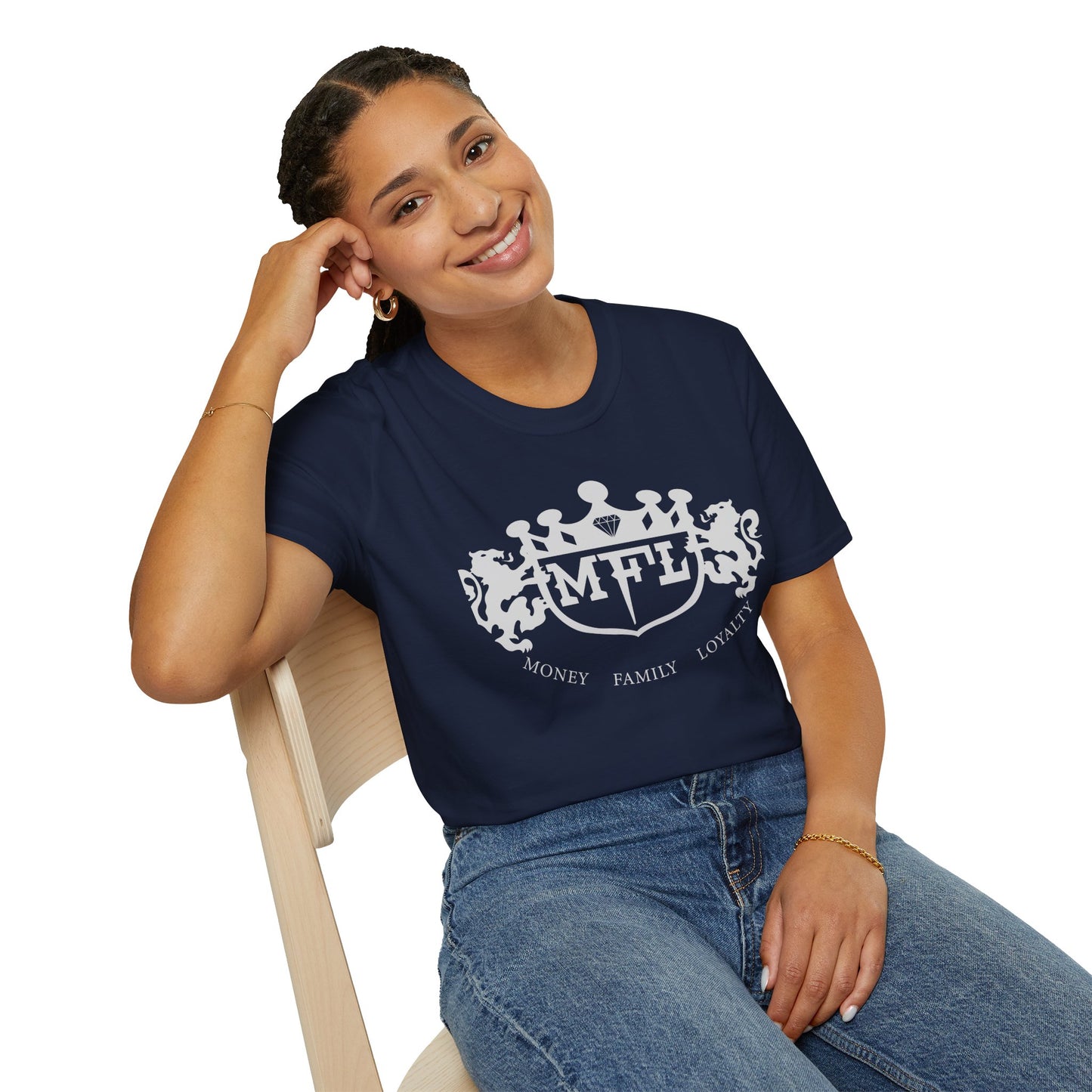 Money Family Loyalty Navy T-Shirt