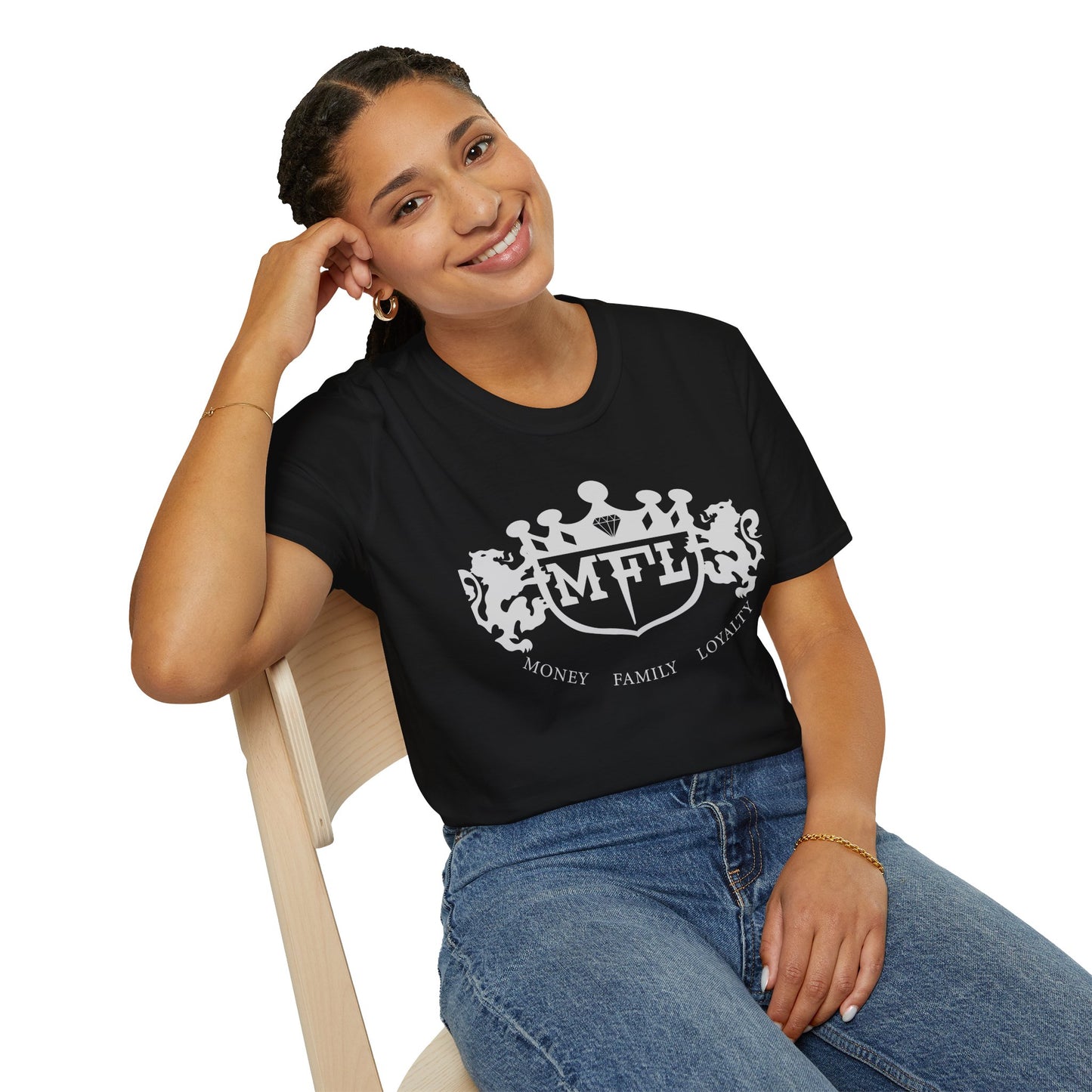Money Family Loyalty Black T-Shirt